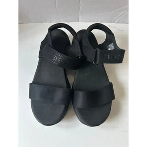 Skechers D'Lux Walker Sandals black size 8